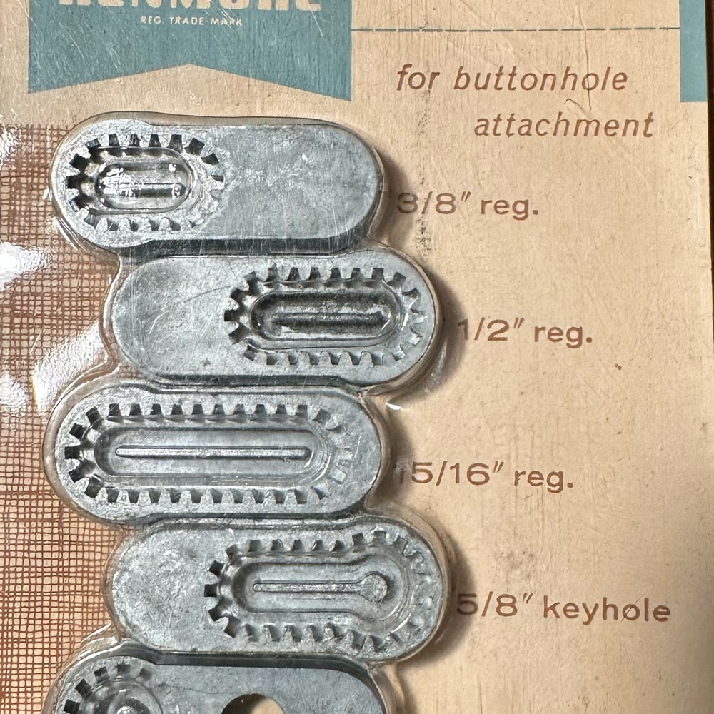 Vintage Buttonhole Attachment Set